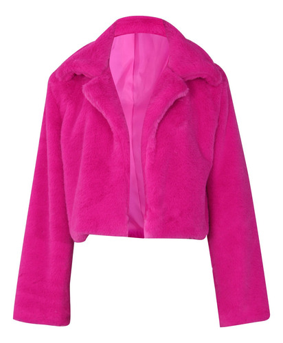 Chamarra H Para Mujer, De Forro Polar Esponjoso, Cuello Vuel