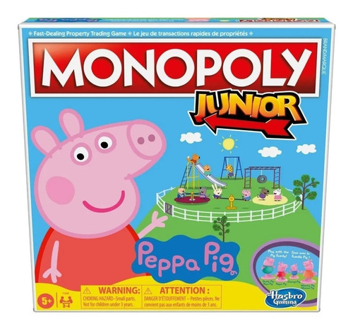 Juego De Mesa Monopoly Junior Peppa Pig Hasbro Original