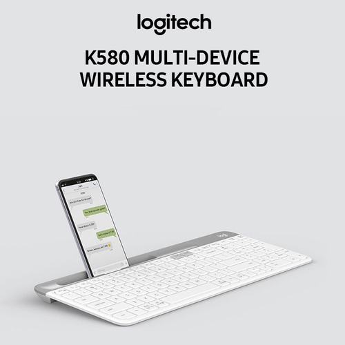Logitech K580 Teclado Inalámbrico De Oficina Bt&unificar Mod