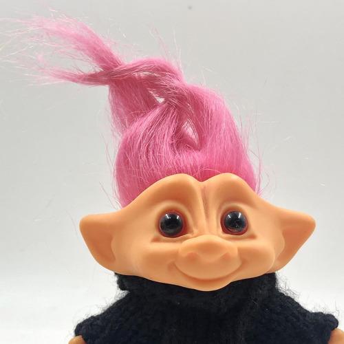 3x Lucky Troll Dolls Pelo De Color Little Guy Toy Dollhouse