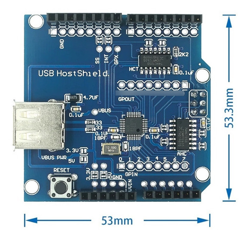 Shield Usb Host Arduino Uno Mega