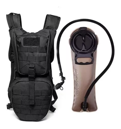 Mochila de hidratación con vejiga de 3 litros, bolsa de agua táctica para  senderismo, ciclismo, correr, caminar y escalar