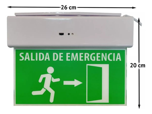 Imagen 2 de 6 de Luz De Emergencia Led Recargable Salida - Electroimporta -