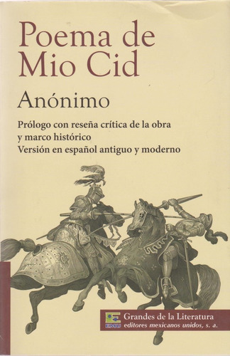 Libro Poema De Mio Cid