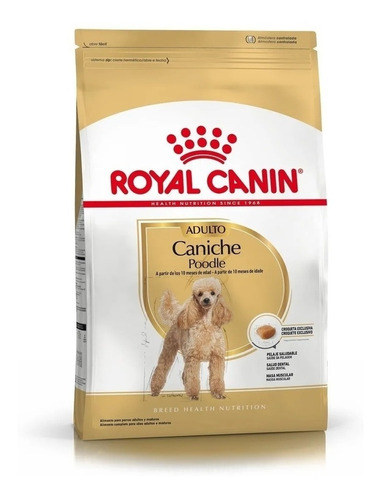 Alimento Royal Canin Breed Health Nutrition Caniche para perro adulto sabor mix en bolsa de 3kg