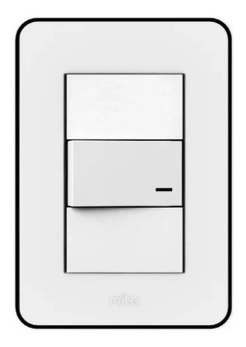 Imagen 5 de 9 de Combo Llave Luz Eleccion Jeluz Mito Blanco O Negro Pack X20