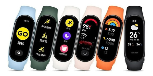 Imagem 3 de 10 de Relógio Xiaomi Mi Band 7 Português C/nota + Pel E Pulseira
