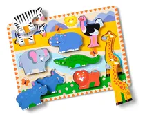 Comprar Rompecabezas De Madera Safarí De Melissa Y Doug, 8 Piezas, C