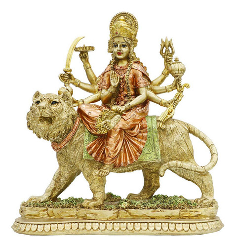 Alikiki Estatua Hindu Diosa Señor Durga India Idolo Murti