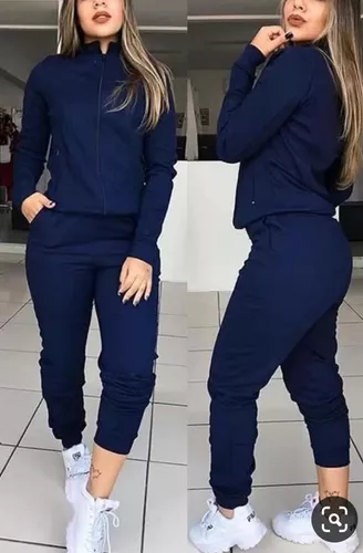 Pantalón Deportivo Mujer Azul