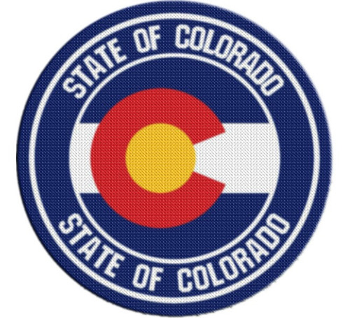 Parche Escudo Circular Estados Unidos Colorado