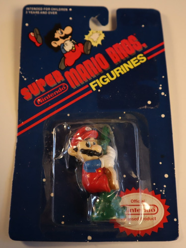 Mario Bros With Beanstalk 1989 Applause Nintendo Figura Mini