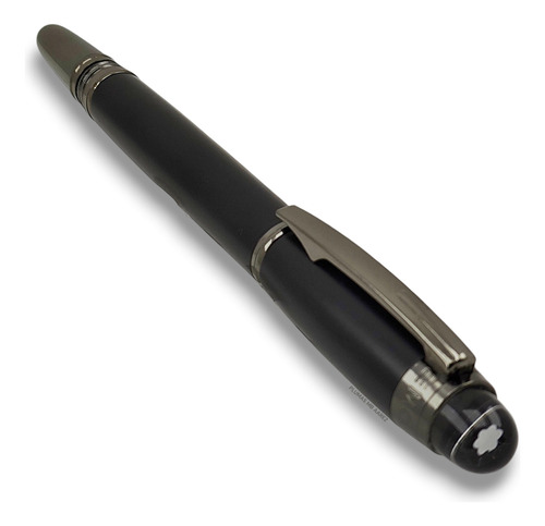 Pluma Rollerball Montblanc Starwalker Ultrablack Negro Ma #s Negro Mate Filos Pavonados Negro (Reacondicionado)