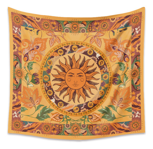 Tapestry Bohemian, 130 Cm, Tapiz Decorativo Para El Hogar
