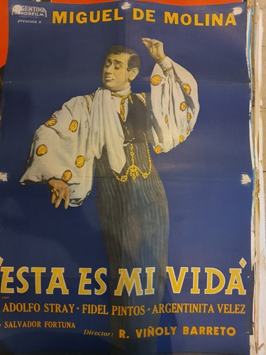 1 Afiche De Cine Miguel De Molina ''asi Es Mi Vida '413