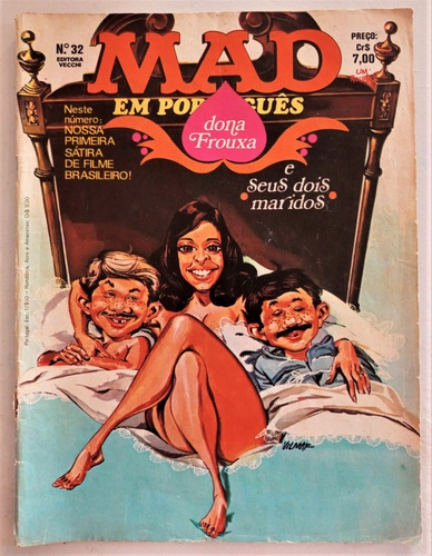 Revista Mad Nº 32 Editora Vecchi 1977 Leia Descrição