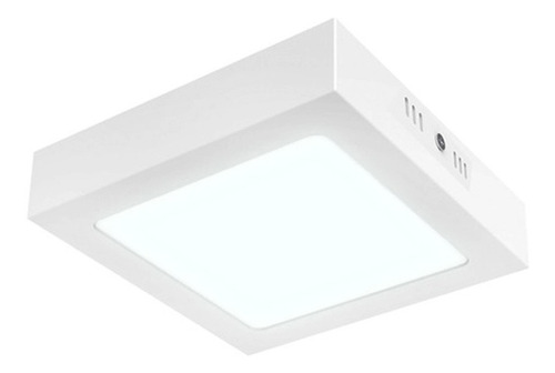 Imagen 3 de 6 de Luminaria Led Cuadrada Tecnolite 12ptlledc65mvb 12w 6500k