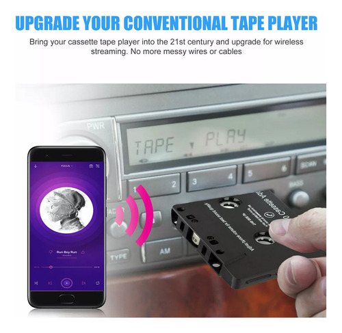 Convertidor Multifunción Coche Cassette Bluetooth