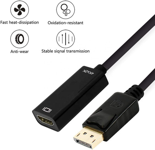 Imagen 8 de 8 de Adaptador Displayport A Hdmi 4k 3d Full Hd