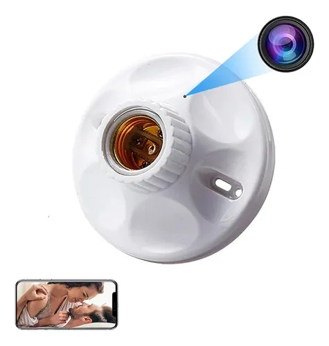 comprar Camara Espia Socket Foco E27 Wifi 1080p Vigilancia Oculta