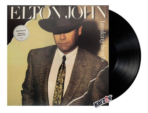 Elton John Breaking Hearts Lp Acetato Vinyl