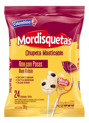 Mordisqueta Ron Con Pasas X 24