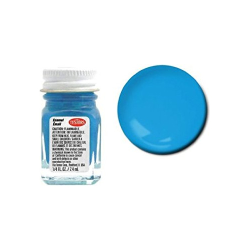 Pintura Dibujo Arte Testors Esmalte 1-4 Oz Botella Flat Azul