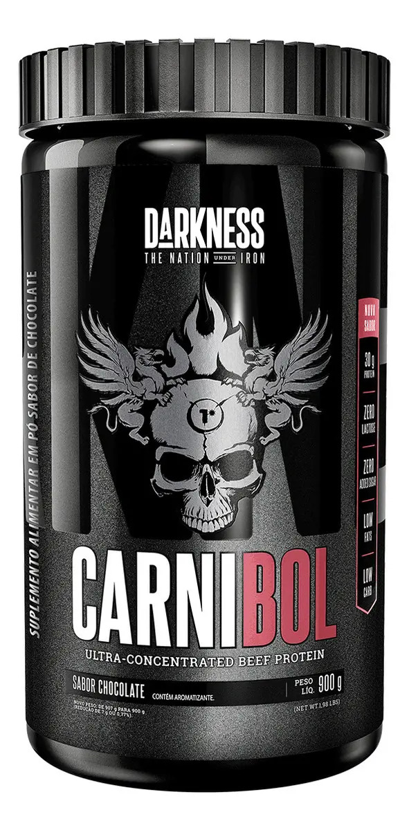 Carnibol Darkness Integralmédica Sabor Chocolate 900g