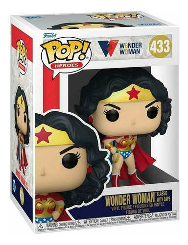 Funko Pop: Wonder Woman - Wonder Woman Classic W/ Cape 433