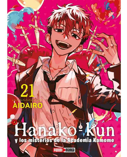 Hanako Kun 21, De Aidairo. Hanako Kun, Vol. 21. Editorial Panini Manga Argentina, Edición 1 En Español, 2024