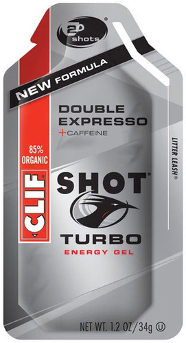 Shot Gel, Dbl Expresso Turbo (cafeína) - 1.1oz (24 / B