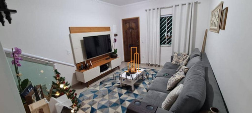 Sobrado Com 3 Dormitórios À Venda, 93 M² Por R$ 455.000,00 - Jardim Alvorada - Santo André/sp - So0177