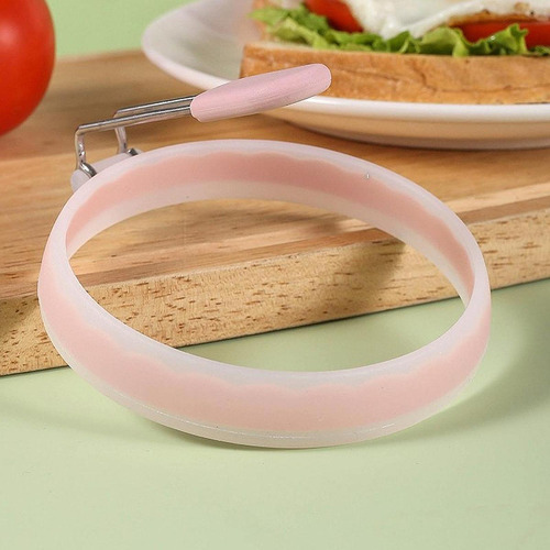 Anel De Ovo De Silicone Redondo Ovo Anel De Café Da Rosa