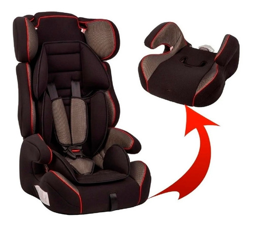 Butaca Booster Ok Baby 9 A 36 Kilos 3 En 1 Silla Auto Cadia