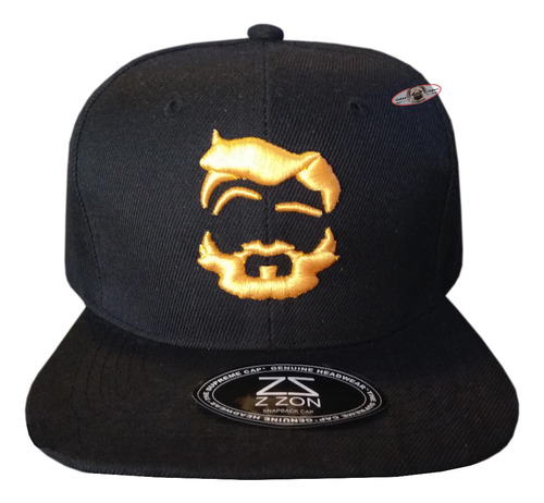 Envio Gratis 1 Gorra Hipster Moda Negra Black Bordada Plana