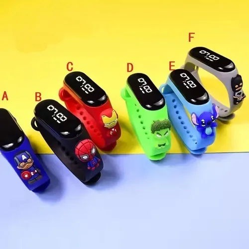 D Pack 10 Reloj Led Economico Mayoreo Pulsera Barato Lote1