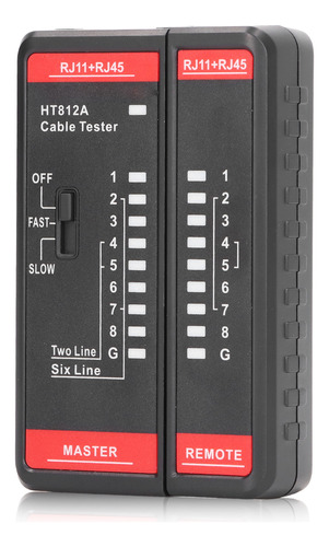 Probador De Cables De Red Rj11 Rj45 Herramienta De Prueba De