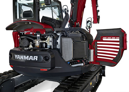 Excavadora Japonesa 10.000 Kg De Cola Corta Yanmar Motorman