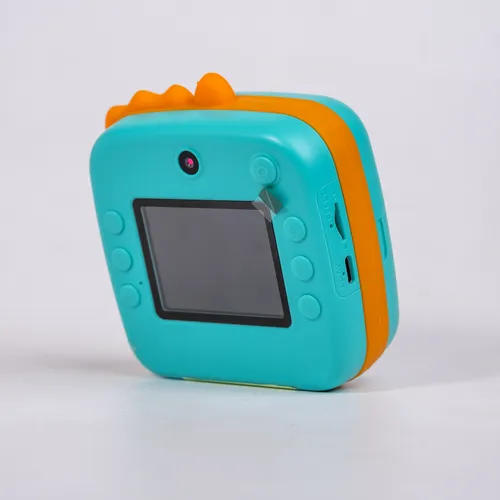 Camara Kids C/impresora Dinosaurio Green 14757 Cd201
