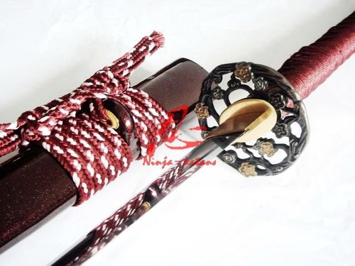 Imagem 4 de 9 de Espada Katana Aço T10 Samurai Hamon De Forja Corte Iaido