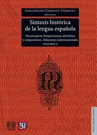 Sintaxis Historica De La Lengua Espaã¿ola Vol 2