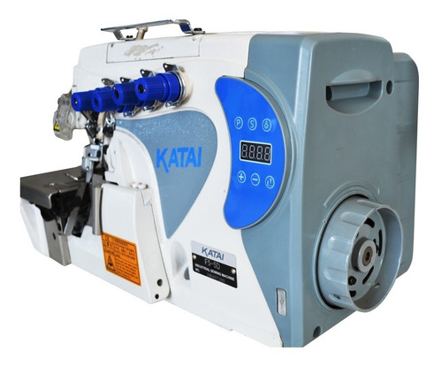 Imagen 4 de 6 de Overlock Industrial 5 Hilos 110v Con Motor Servo F5-5d Katai