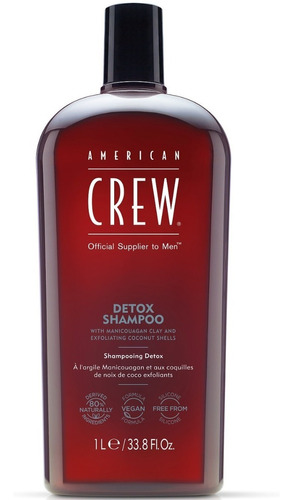 Shampoo Exfoliante Detox American Crew Men 1000ml