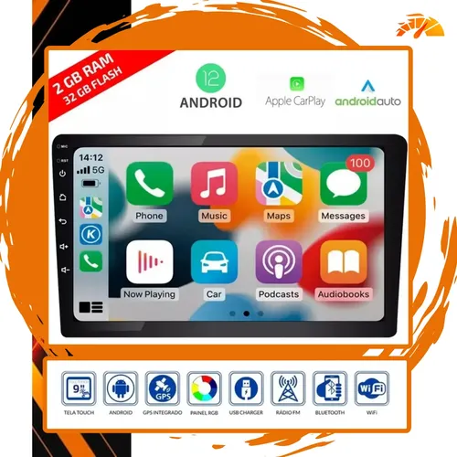 Multimídia Android 9 Polegadas Kwid Life Zen 2022 A 2026 | Frete