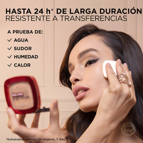 Base De Maquillaje En Polvo De Alta Cobertura Linen