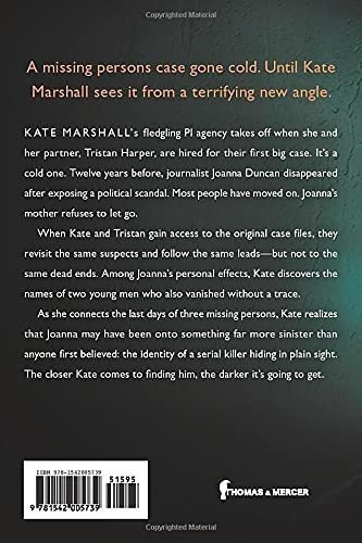 Darkness Falls A Kate Marshall Thriller - Bryndza,.., De Bryndza, Rob. Editorial Thomas & Mercer En Inglés