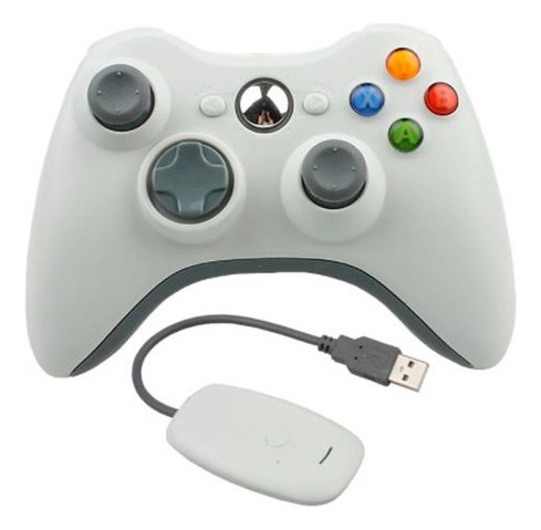 Joystick Compatible Con Xbox 360 / Pc Receptor Inalámbrico