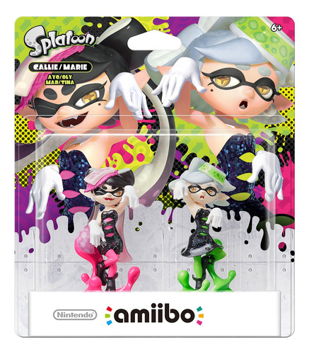 Paquete De 2 Amiibo Nintendo Callie & Marie Para Nintendo Wi