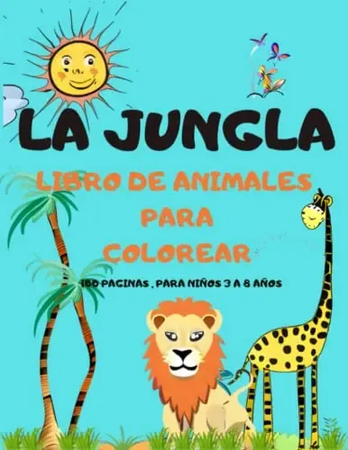 La Jungla Libro De Animales Para Colorear | Envío gratis