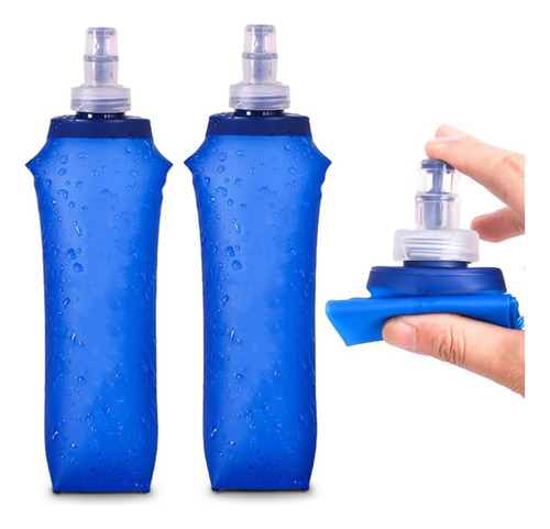 2 Botellas De Agua Blandas, Soft Flask Plegable 250ml, Los